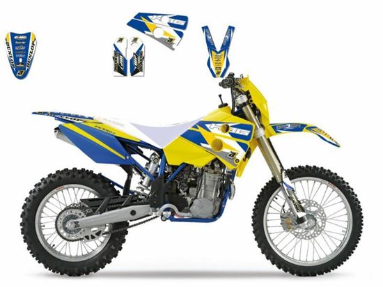 Picture of 00-05 HUSABERG DREAM 3 GRAPHIC BLACKBIRD DECAL KIT 2701E