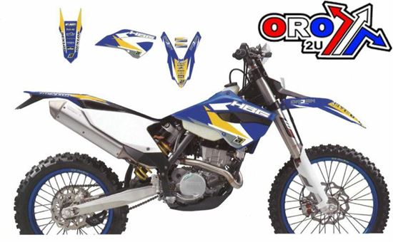 Picture of 09-12 HUSABERG DREAM 3 GRAPHIC BLACKBIRD DECAL KIT 2703E