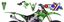 Picture of 99-02 KX125/250 DREAM-3 BLACKBIRD DECAL KIT 2409E