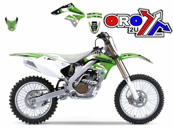 Picture of 06-08 KXF250 DREAM-3 BLACKBIRD DECAL SET 2416E