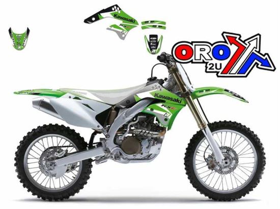 Picture of 06-08 KXF450 DREAM 3 GRAPHIC BLACKBIRD DECAL KIT 2415E