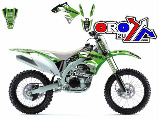 Picture of 09-11 KXF450 DREAM 3 GRAPHIC BLACKBIRD DECAL KIT 2419E