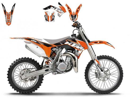 Picture of 2013-15 SX85 KTM DREAM-3 DECAL KIT BLACKBIRD 2539E