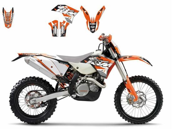 Picture of 07-10 SX/SXF KTM DREAM 3 DECAL KIT BLACKBIRD 2527E