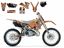 Picture of 01-04 SX/EXC KTM TRIBAL SKULL2 BLACKBIRD DECAL KIT 2517B