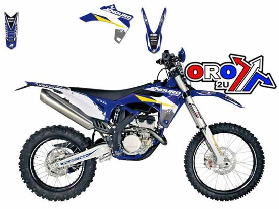 Picture of 13-16 SHERCO DREAM 3 GRAPHIC BLACKBIRD DECAL KIT 2E00E