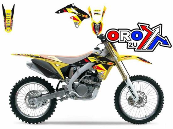 Picture of 10-16 RMZ250 DREAM 3 GRAPHIC BLACKBIRD DECAL KIT 2319E