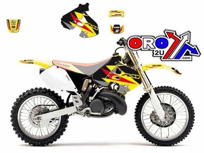 Picture of 96-00 RM125 RM250 DREAM 3 BLACKBIRD DECAL KIT 2310E