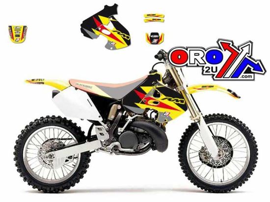 Picture of 96-00 RM125 RM250 DREAM 3 BLACKBIRD DECAL KIT 2310E