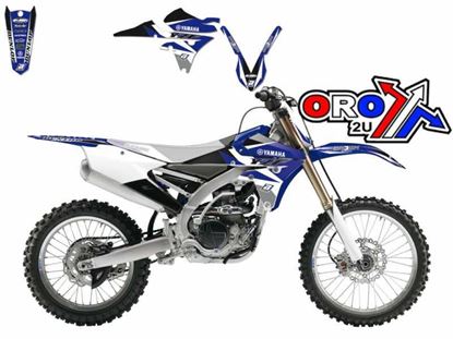 Picture of 14-16 YZF250/450 DREAM-3 BLACKBIRD DECAL KIT 2243E