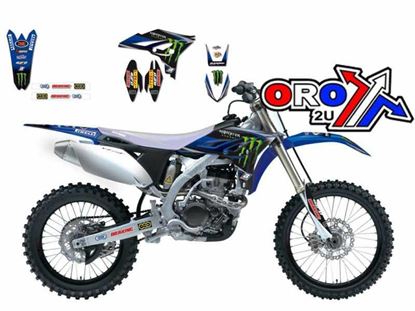 Picture of 10-13 YZF250 MONSTER ENERGY 3 BLACKBIRD DECAL KIT 2239R3