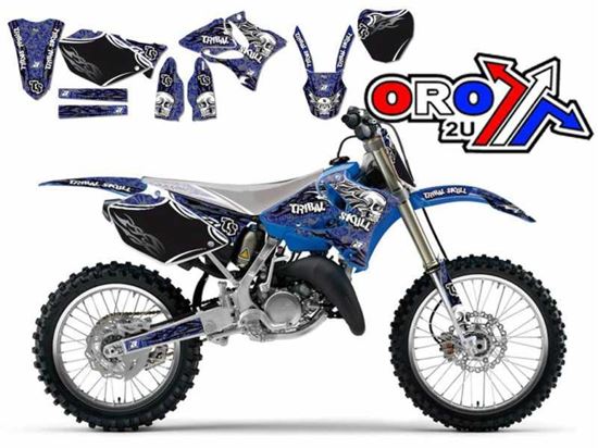 Picture of 10-13 YZF250 TRIBAL SKULL 2 BLACKBIRD DECAL KIT 2239B