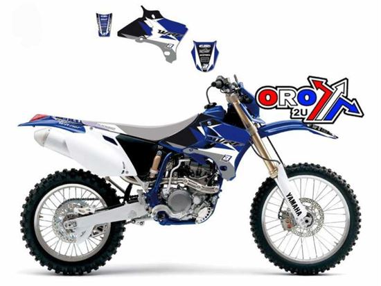 Picture of 05-06 WRF250 WRF450 DREAM-3 BLACKBIRD DECAL SET 2229E