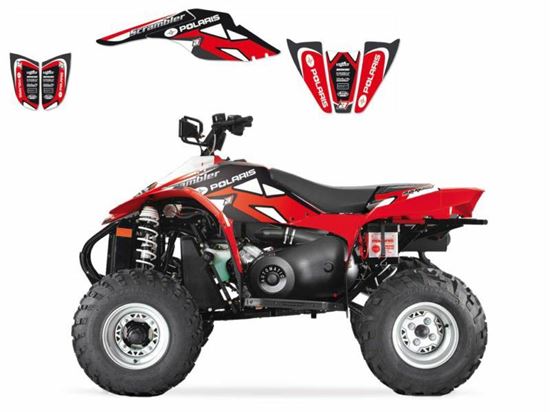 Picture of POLARIS SCRAMBLER DREAM-2 BLACKBIRD DECAL KIT 2Q11A