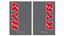 Picture of FORK DECAL KAYABA RED CARBON BLACKBIRD 5015K STICKERS