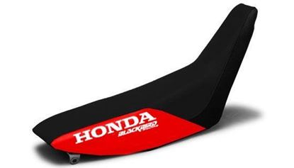 Picture of 86-00 XR600 BLACK/RED BLACKBIRD SEAT COVER 1102/03