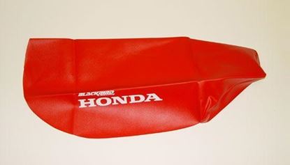 Picture of 88-ON DOMINATOR NX650 RED BLACKBIRD SEAT COVER 1106/01