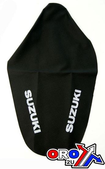 Picture of 01-16 RM125/250 GRIP COVER SUZUKI BLACK WAMC