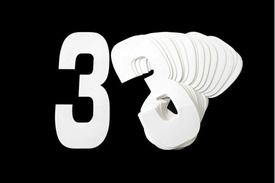 Picture of 3 WHITE 8"No.20cm. PACK