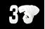 Picture of 3 WHITE 8"No.20cm. PACK