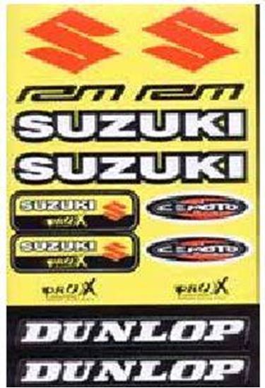 Picture of STICKER SHEET SUZUKI / DUNLOP