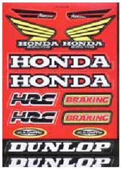 Picture of STICKER SHEET HONDA / DUNLOP