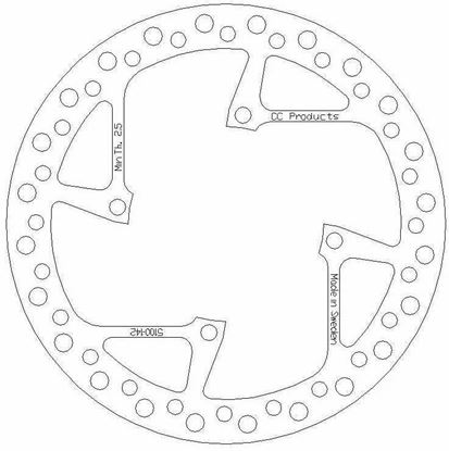 Picture of DISC BRAKE FRONT SHERCO 04-12 CROSS-CENTER PRODUCT 5100-142