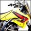 Picture of KXF/RMZ250 04-05 2.3G NARURAL CLARKE FUEL TANK 11460