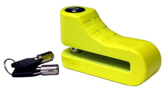 Picture of DISC LOCK 10mm PIN YELLOW