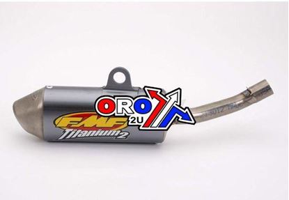 Picture of 02-07 CR125 TITANIUM 2 PIPE FMF 021011 EXHAUST SILENCER