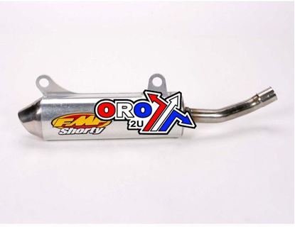 Picture of 02-07 CR250 PC2 SHORTY PIPE FMF 021015 POWERCORE SILENCER