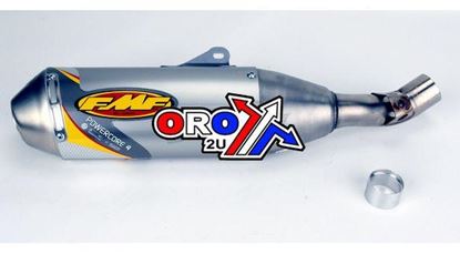 Picture of 07-16 CRF150R PC4 W/SA FMF 041284 POWERCORE SILENCER