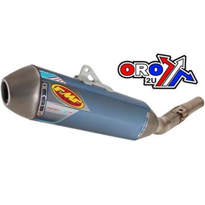 Picture of 11-13 CRF250R 4.1 TIT BLUE FMF 041439 FACTORY SILENCER