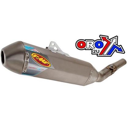 Picture of 11-12 CRF450R F4.1 TI NATURAL FMF 041446 FACTORY SILENCER