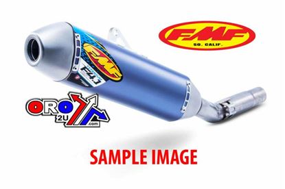 Picture of 2016 SX-F F4.1 RCT TI AN BLUE FMF 045596 FACTORY SILENCER TITANIUM END CAP