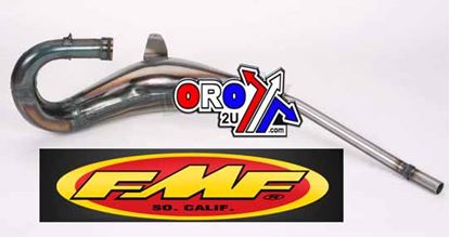 Picture of 02-16 RM85 FACTORY FATTY FMF 023043 EXHAUST PIPE NICKEL