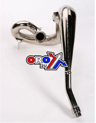 Picture of 84-90 YZ490 FATTY FRONT PIPE FMF 020130 EXHAUST NICKEL
