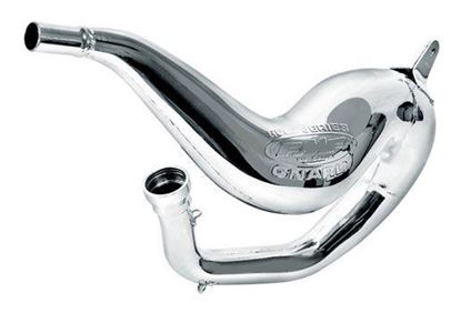 Picture of BANSHEE FRONT PIPE GNARLY RH FMF 020423 EXHAUST NICKEL