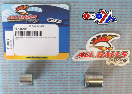 Picture of WHEEL SPACER KIT CR 92-94 ALLBALLS 11-1002 HONDA FRONT