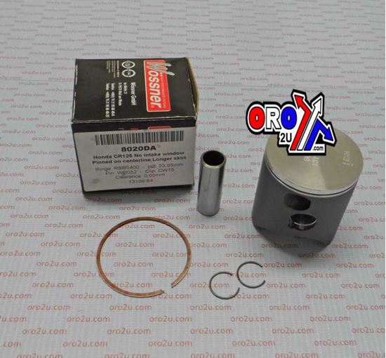 Picture of PISTON KIT 92-99 CR125 54.00 WOSSNER 8020DA,8089DA FORGED