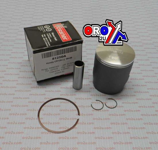 Picture of PISTON KIT 88-89 CR125 54.00 WOSSNER 8125DA HONDA MX