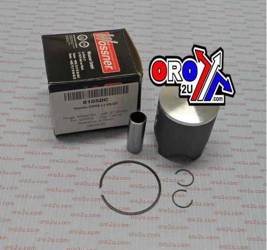 Picture of PISTON KIT 03-09 CR85 47.50 C WOSSNER 8105DC HONDA MX