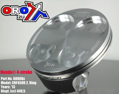 Picture of PISTON KIT 13-14 CRF450 96.00 WOSSNER 8880DA