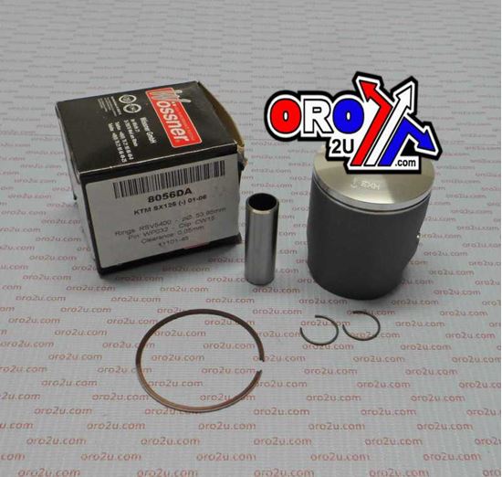 Picture of PISTON KIT 01-06 KTM125 SX 54 WOSSNER 8056DA, 1-RING