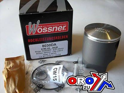 Picture of PISTON KIT 84-86 KTM125 54.00 FORGED WOSSNER KIT 8030DA