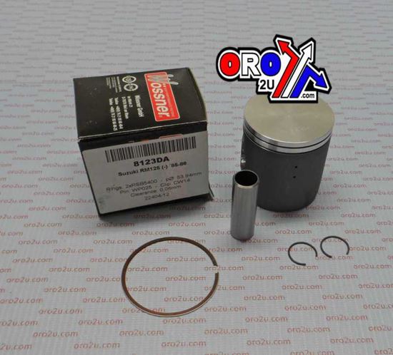 Picture of PISTON KIT 85-86 RM125 54.00 WOSSNER 8123DA SUZUKI MX