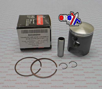 Picture of PISTON KIT 88-08 DTR125 58.00 FORGED WOSSNER 8002D200