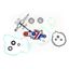 Picture of CRANKSHAFT ASSY 98-00 YZ125 WISECO WPC124 YAMAHA MX