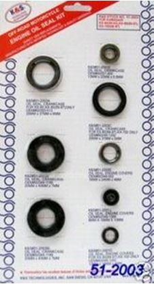 Picture of OIL SEAL SET KX 60 80 100 8PCS K&S 51-2003 ENGINE KAWASAKI