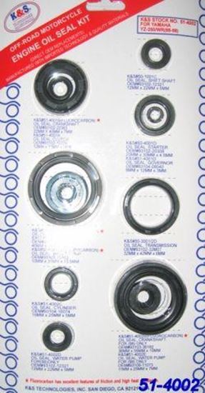 Picture of OIL SEAL SET 88-98 YZ250 WR250 K&S 51-4002 YAMAHA KIT 12